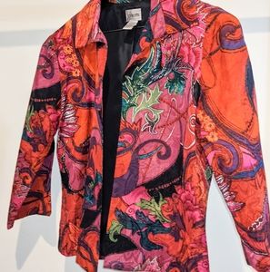COLORFUL CHICO'S BLAZER